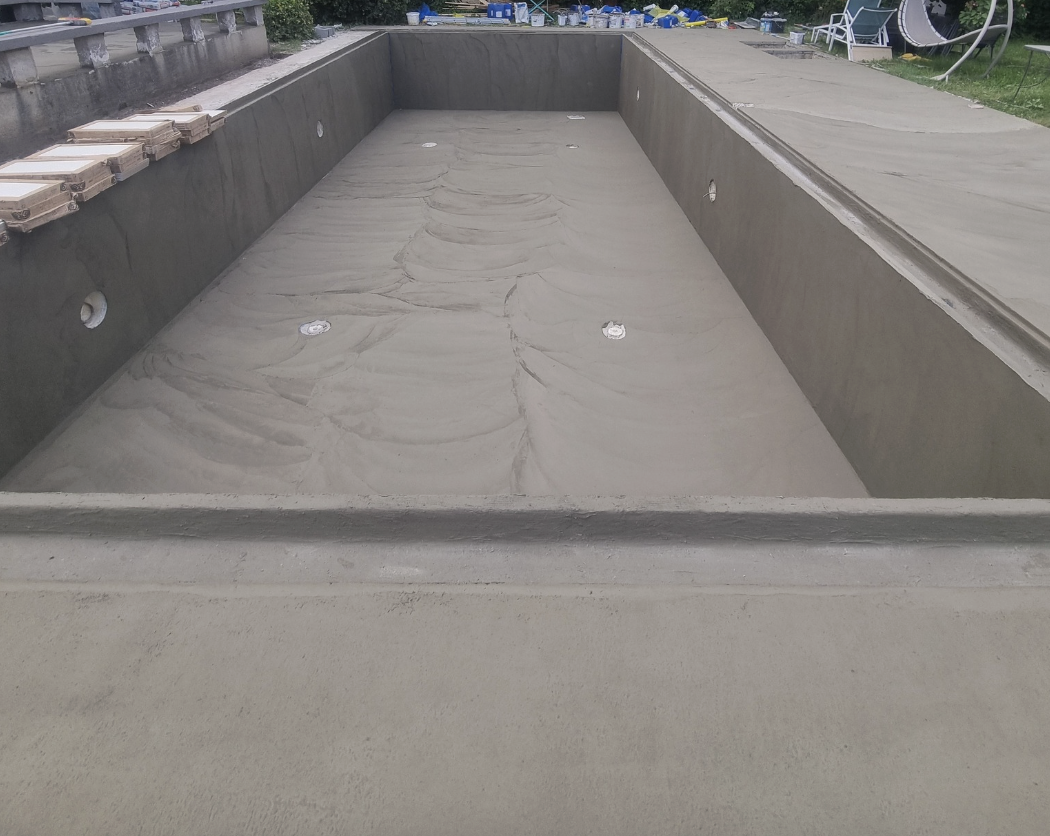 Piscină – etapă 2