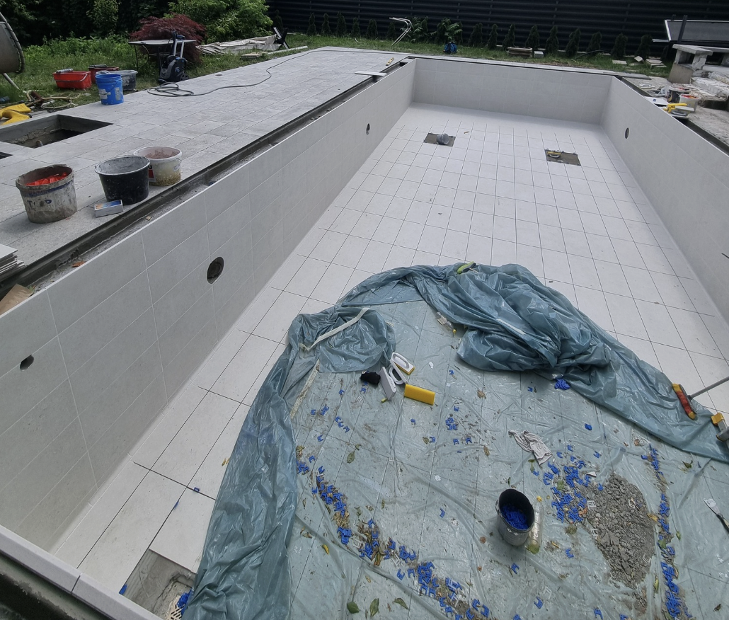 Piscină – etapă 4